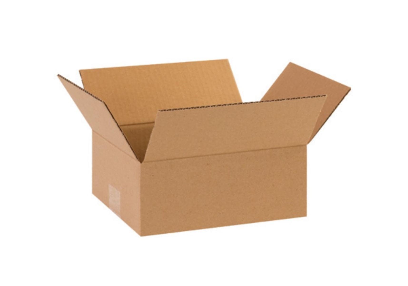 Secure Seal - 8X6X2 Pack Of 25 Corrugated Cardboard Packing Shipping Mailing Moving Carton Boxes