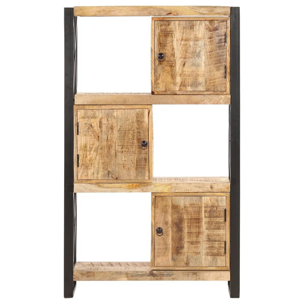 vidaXL Bookshelf 35.4&quot;x11.8&quot;x59.1&quot; Solid Mango Wood