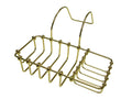Kingston Brass CC2162 Vintage Clawfoot Tub Rim Soap and Sponge Holder, 9-1/4 inch Length, Polished Brass