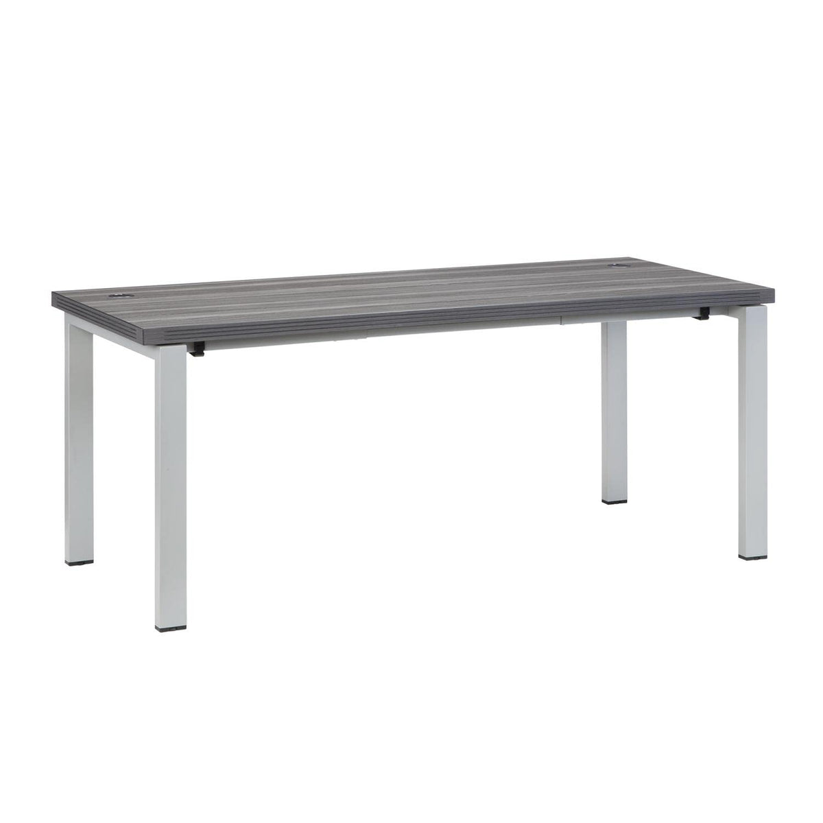 Safco Aberdeen Table Desk with Straight Top in Gray Finish ABTDS72LGS