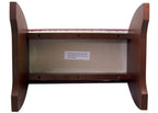 Religious Gifts Maple Hardwood Personal Bed Time Prayer Kneeler, 8 Inch (Walnut Stain)