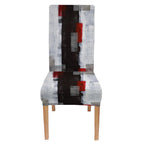 Capsceoll Grey Chair Covers Chair Seat Covers Set Of 4 Chair Seat Covers Removable Washable Parson Chair Covers For Dining Room Living Room Kitchen