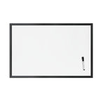 U Brands Magnetic Dry-Erase Board, 36 X 24 Inches, Black Wood Frame (311U00-01)