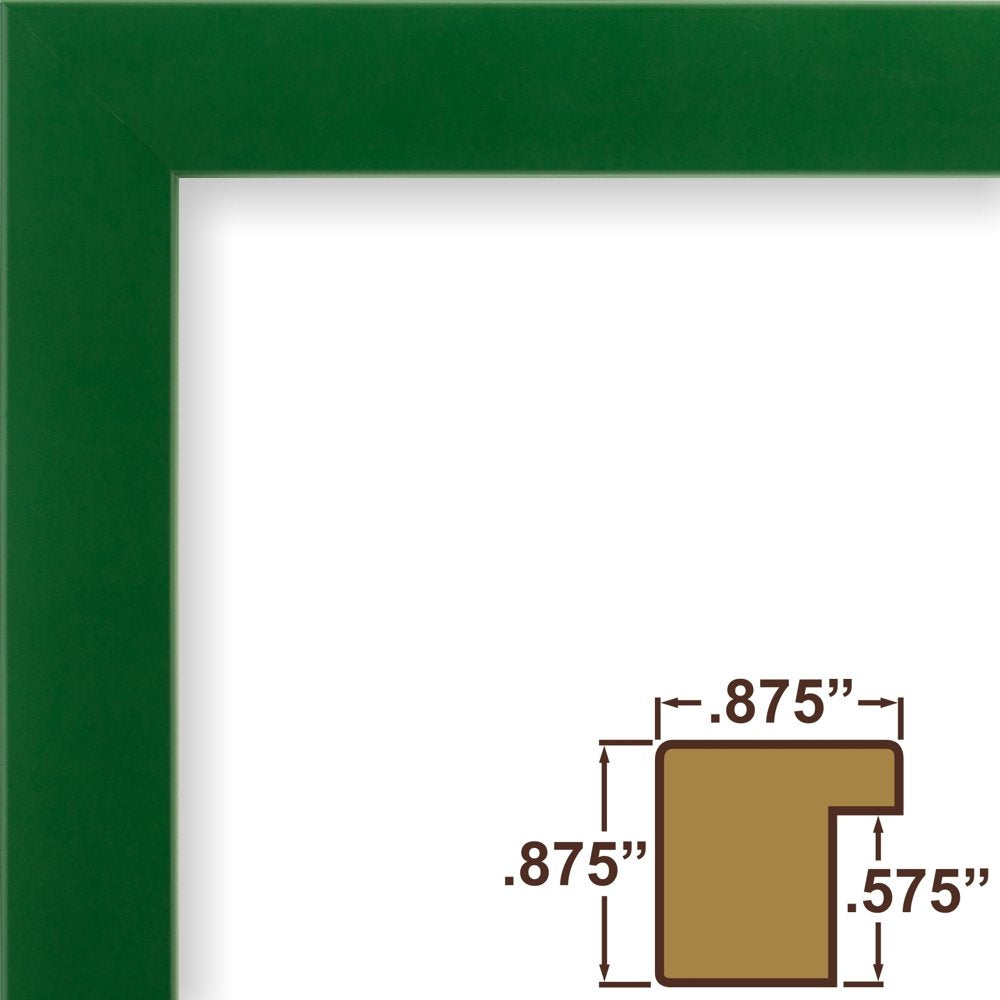 Craig Frames Confetti, Modern Green Picture Frame, 13 X 19 Inch