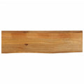 vidaXL Table Top Live Edge 43.3inchx7.9inchx1inch Solid Wood Mango