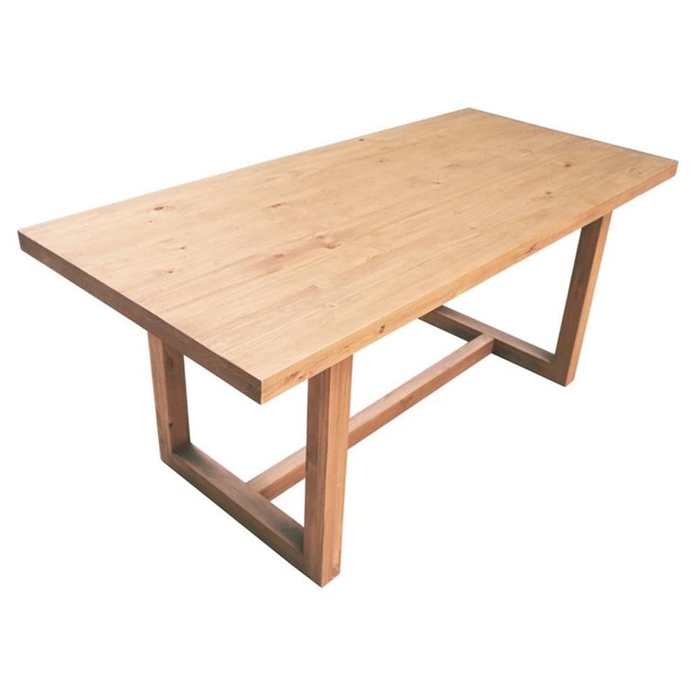Kosas Home Fenmore 70&Quot; Transitional Laid-Back Pine Wood Dining Table In Natural