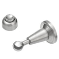 Lizavo Ds-002 Stainless Steel Soft-Catch Magnetic Door Stop In Brushed Satin Nickel, Wall Mount-2 Pack