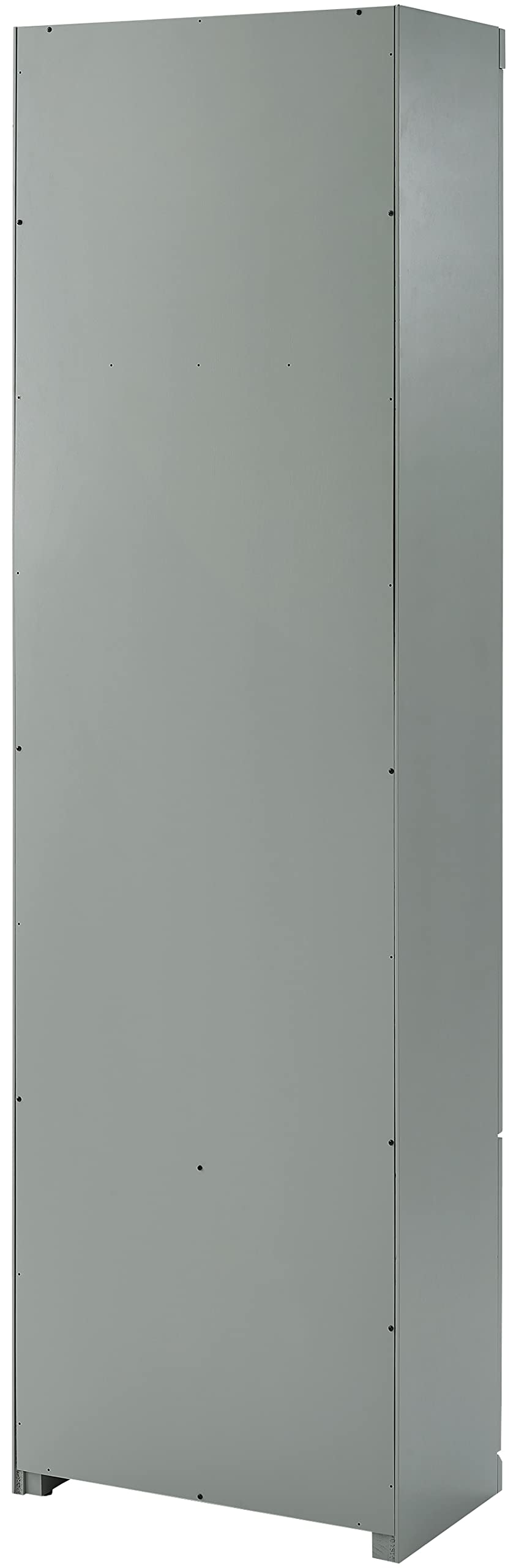 Crosley Furniture Harper Convertible Storage Cabinet with Coat Rack Hooks for Hanging, Gray