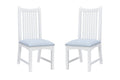 Bonnie Upholstered  Side Chair White Set Of 2
