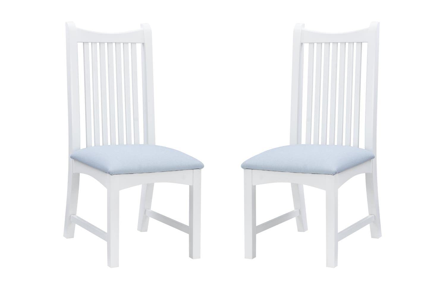 Bonnie Upholstered  Side Chair White Set Of 2