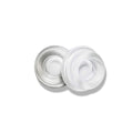 Wall Door Stop Door Knob Bumper & Wall Protector. Sound Dampening Self-Adhesive Door Stop (Clear, 2-Pack) (0.7 In Thick & 1.8 In