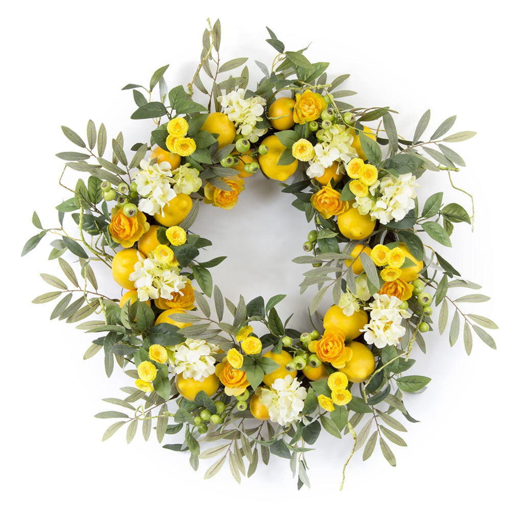 Lemon/Floral Wreath