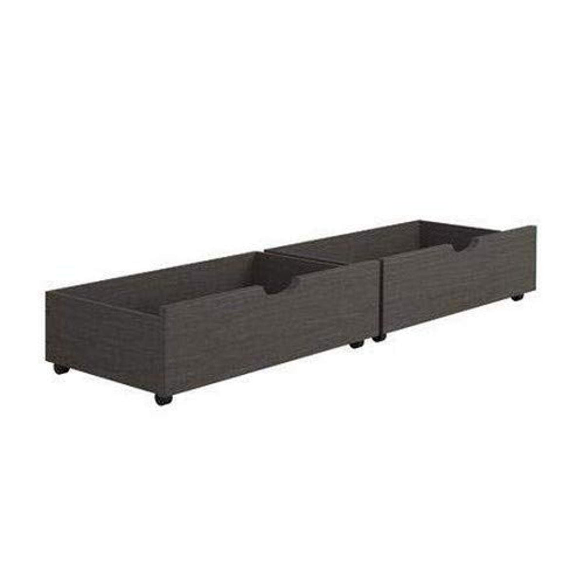 Donco Kids 505-Ag Dual Under Bed Drawer, One Size, Antique Grey