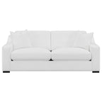 Coaster Home Furnishings Ashlyn Upholstered Sloped Arms Sofa White