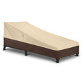 Arcedo Outdoor Chaise Lounge Cover, Waterproof Patio Chaise Lounge Chair Cover With Air Vents, All Weather Resistant Patio Furni