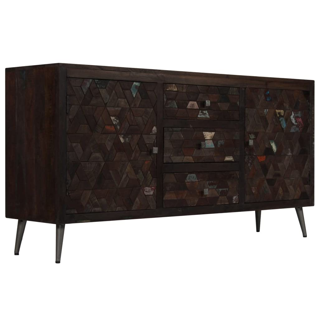 vidaXL Sideboard Solid Reclaimed Wood 63&quot;x15.7&quot;x31.5&quot;