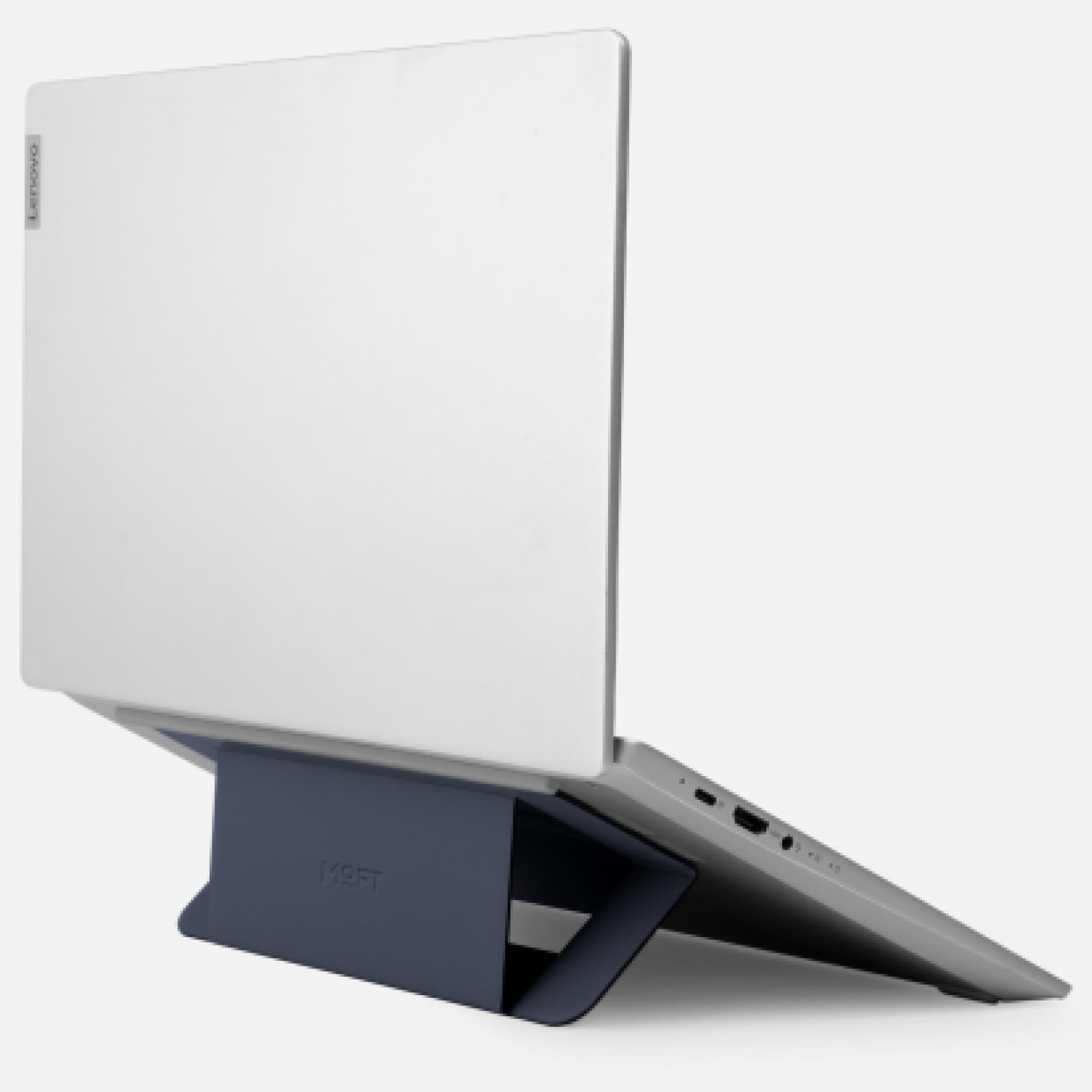 MOFT Laptop Stand for Desk, Adhesive Airflow Laptop Cooling Stand for Heat Dissipation with 2 Adjustable Viewing Angles, Foldabl
