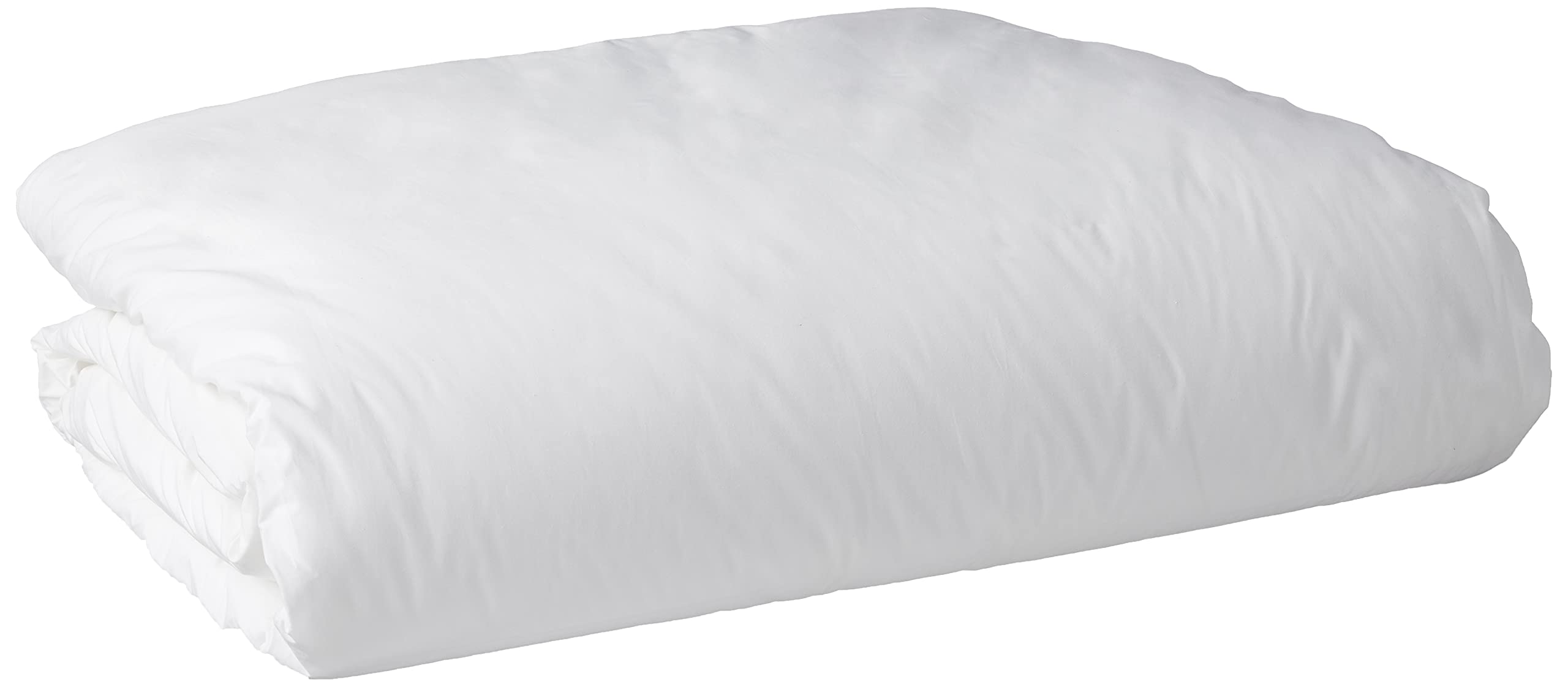 National Allergy Premium 100% Cotton Duvet Comforter Protector - Jumbo Queen Size - 96'' x 92'' - White - Breathable 300 Thread 
