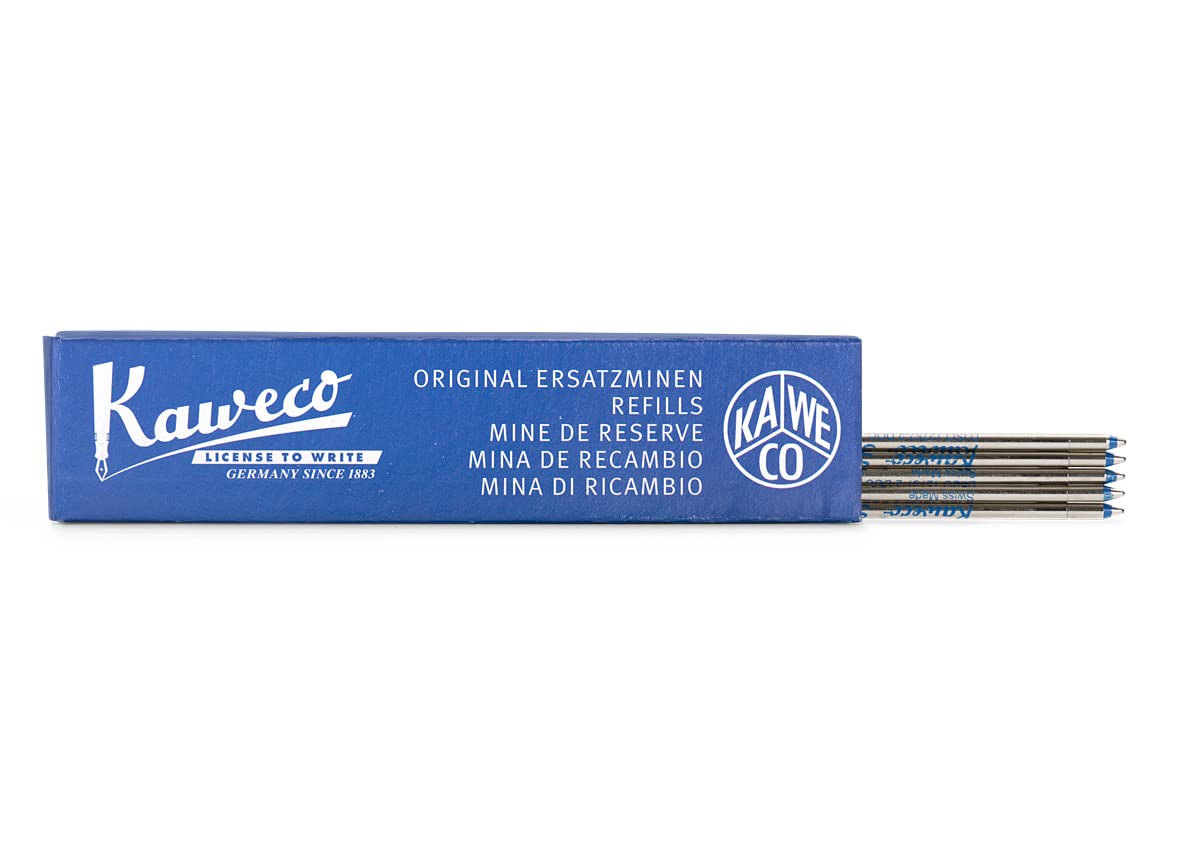 Kaweco D1 Ballpoint Pen Refill Blue 0.8-5 Pieces