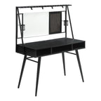 Coaster Home Furnishings Jessie Writing Desk with USB Ports Black and Gunmetal