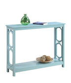 Convenience Concepts Omega Console Table, Sea Foam Blue