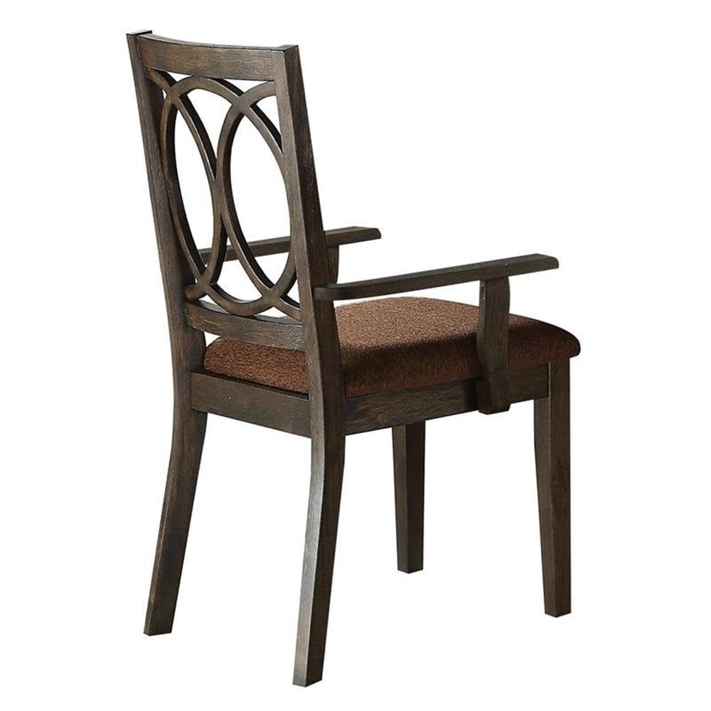 Acme Jameson Wooden Upholstered Side Chair