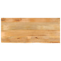 vidaXL Table Top Live Edge 55.1inchx23.6inchx1inch Solid Wood Mango