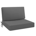 Idee-Home Outdoor Cushions For Patio Furniture 26.5X26.5, Outdoor Seat Cushions With Fade Resistant Waterproof Removable Cover,