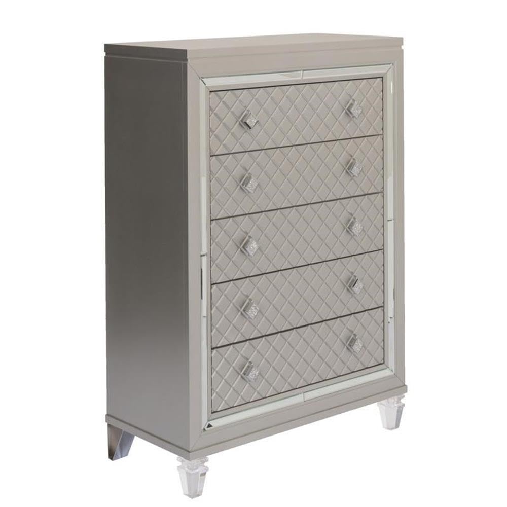 Best Quality Furniture Chest Only Only, Champagne