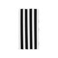 Black White Stripes Hand Towel Soft Towels for Bathroom, Hotel, Gym and Spa 30x15