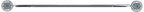 Grohe 40802001 Essentials Metal 7.28-In. Double Towel-Rail, 26.182 X 4.725 X 2.363, Starlight Chrome