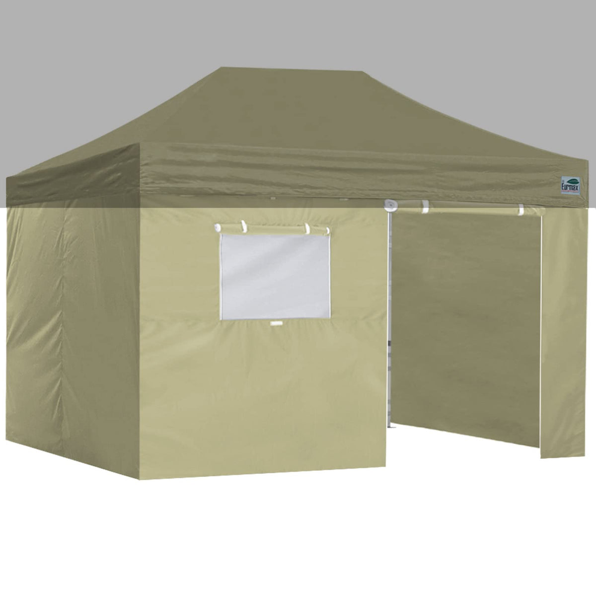 Eurmax Usa Full Zippered Walls For 10 X 15 Easy Pop Up Canopy Tent,Enclosure Sidewall Kit With Roller Up Mesh Window And Door 4