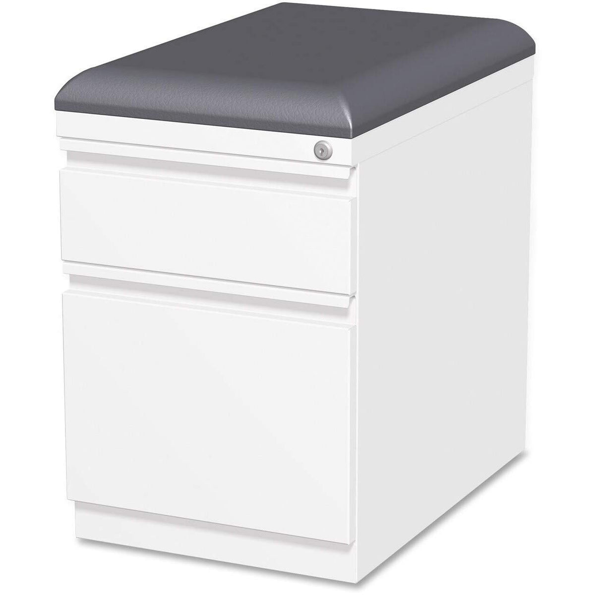 Lorell LLR49540 Mobile Pedestal File with Seating