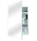 HESONTH Bathroom Medicine Cabinet with 22x30 Frameless Mirror, Rectangular Beveled Frameless Medicine Cabinet,Wall Mounted Cabin