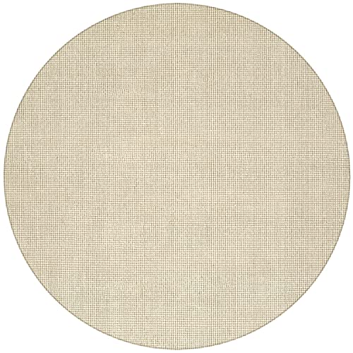 Monaco Sisal Mc300 Beige Transitional Rug Round 6' X 6'