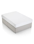 Beddecor Cal-King 500Tc Super Soft Fitted Sheet One Pcs 100% Egyptian Cotton 24 Inches Deep Pocket,White Solid