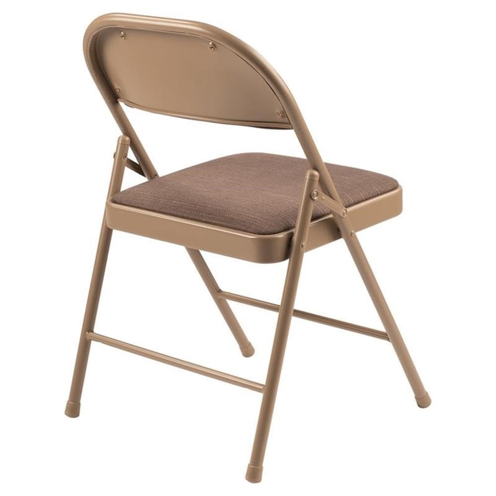Commercialine 950 Series 29.25&quot; Folding Chair in Star Trail Brown (Set of 4)
