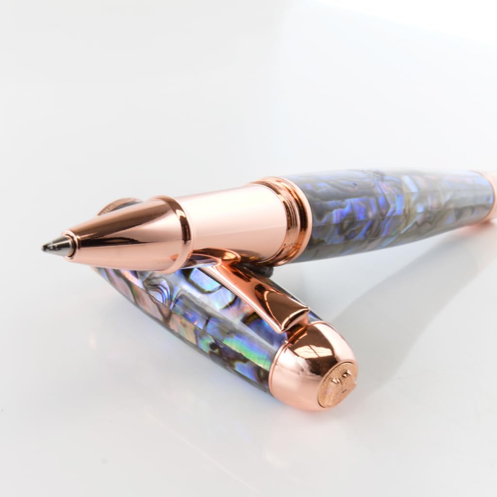 Monteverde Usa Super Mega Abalone Limited Edition 999/Rosegold Trim Rollerball Pen