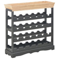 vidaXL Wine Cabinet MDF Bottle Storage Bar Display Holder Shelf Multi Colors