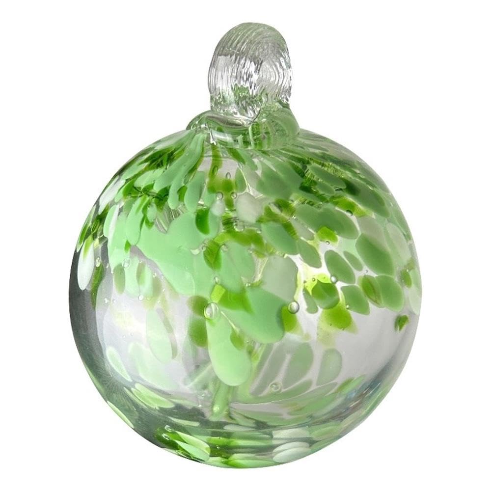Dale Tiffany Hand Blown Glass, 4' Diameter Celtic, Tree Of Life Collection, Witch Globe Hanging Garden Indoor/Outdoor Decorativ