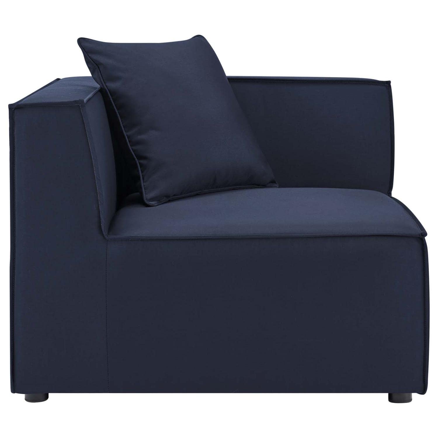 Modway Eei-4210-Nav Saybrook Outdoor Patio Upholstered Sectional Corner Chair, Navy