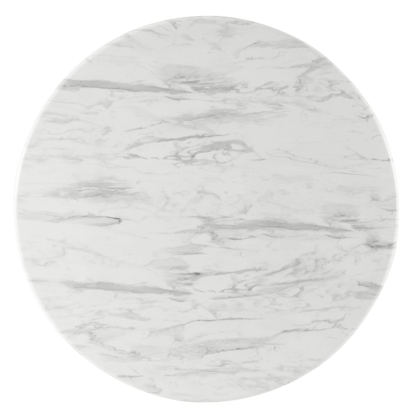 Gallant 50&quot; Round Performance Artificial Marble Dining Table