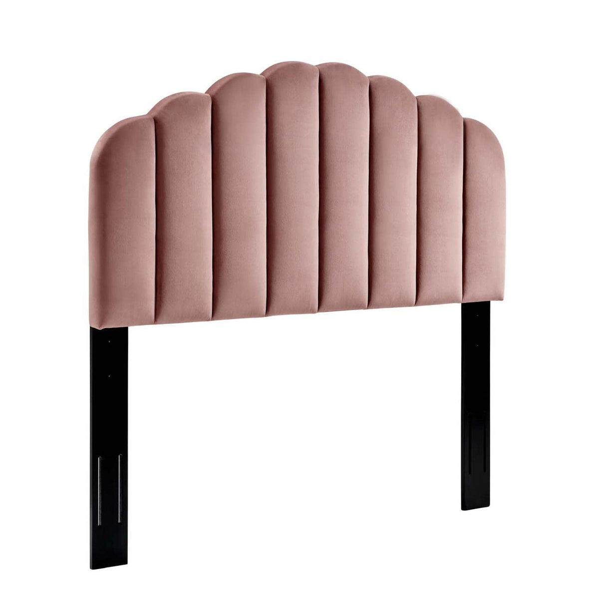 Modway Mod-6208-Dus Veronique King/California King Performance Velvet Headboard, Dusty Rose