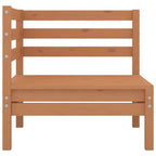 vidaXL 3-Piece Patio Lounge Set- Solid Pinewood, Honey Brown- Perfect for Gardens, Patios & Living Rooms- Rustic Pallet Design- Durable & Weather Resistant