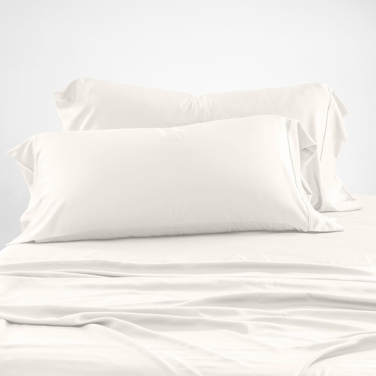 Olive + Crate Tencel Eucalyptus Cooling Pillow Cases For Hot Sleepers - Moisture Wicking, Temperature Regulating, Standard Size