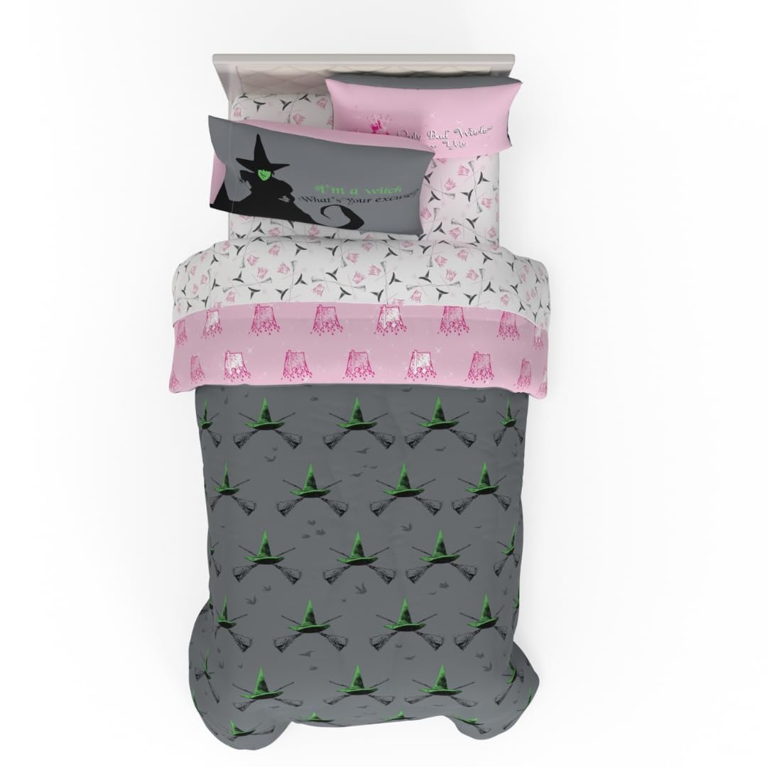 Franco Collectibles The Wizard Of Oz Bedding 5 Piece Super Soft Comforter And Sheet Set With Sham, Twin, (Officially Licensed Pr