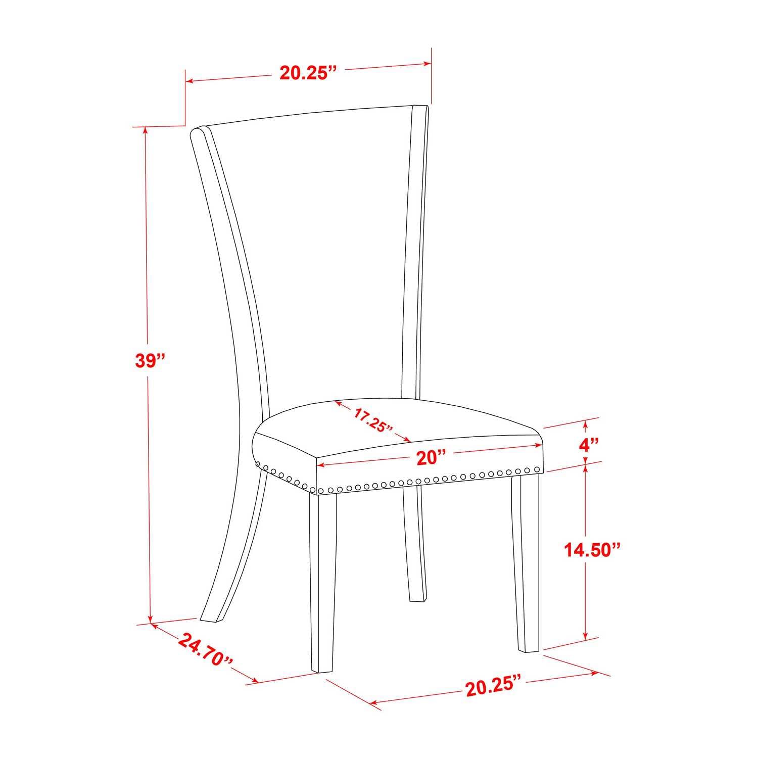 East West Furniture Nfve3-Whi-15 3 Piece Dining Room Table Set Contains A Rectangle Kitchen Table With Butterfly Leaf And 2 Baby Blue Linen Fabric Parson Chairs, 32X54 Inch, Linen White