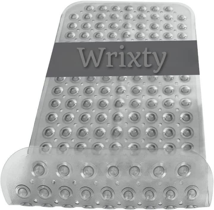 Wrixty Non Anti Slip Vinyl Silicon PVC Soft Rubber Bath Mat (100 x 40)