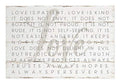 Love Is Patient Love Is Kind Rustic Wood Wall Sign 12x18