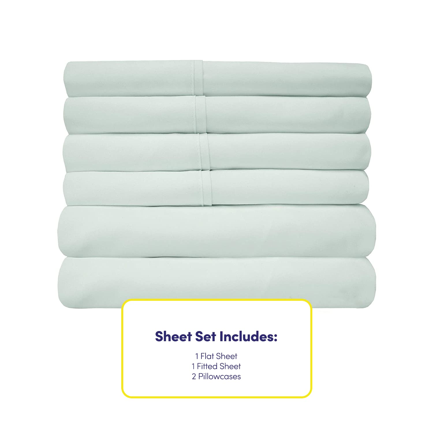 Twin Xl Size Bed Sheets - 4 Piece 1500 Supreme Collection Fine Brushed Microfiber Deep Pocket Twin X-Large Sheet Set Bedding - 1 Extra Pillow Cases, Great Value, Twin Xl, Mint